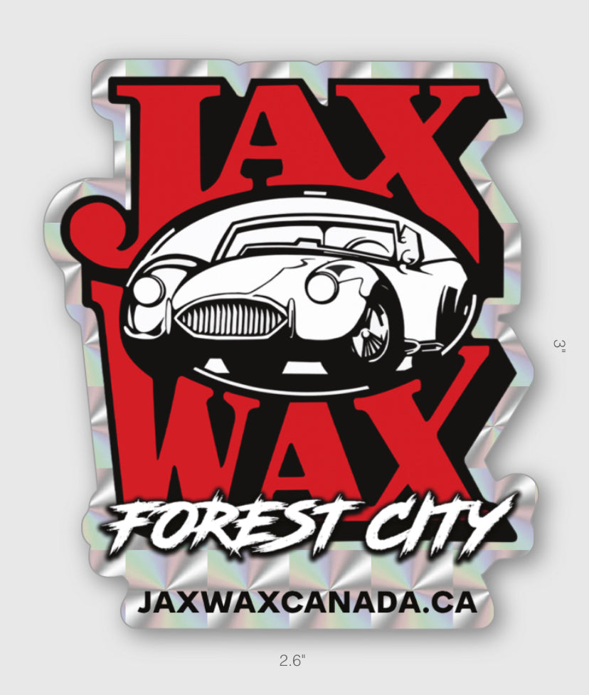 Jax Wax Forest City Decal